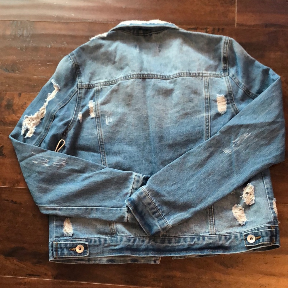 Distressed Denim Jacket - Picture 2 of 2